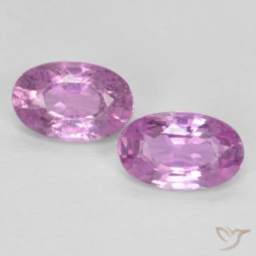 0.61ct Natural Medium Purple Sapphire, Oval Cut, 5x3.3 mm