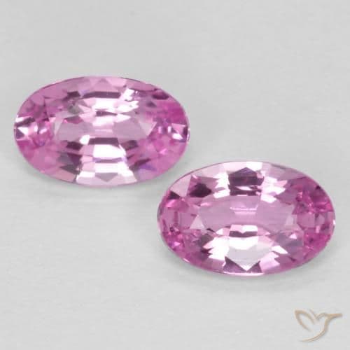 0.53ct Intense Pinkish Purple Sapphire, Oval Cut, 4.9x3.1 mm