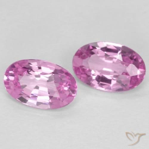 0.53ct Intense Pinkish Purple Sapphire, Oval Cut, 4.9x3.1 mm