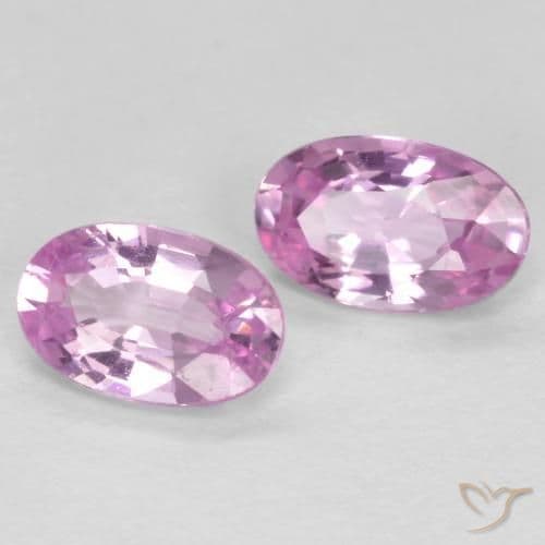 0.56ct Medium-Light Purple Sapphire, Oval Cut, 4.8x3.1 mm