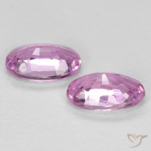0.56ct Medium-Light Purple Sapphire, Oval Cut, 4.8x3.1 mm