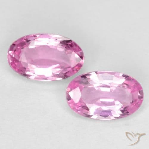 0.57ct Royal Purple Pink Sapphire, Oval Cut, 5x3.1 mm