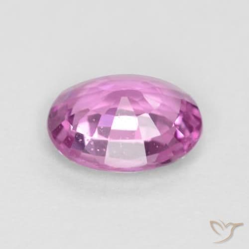 0.41ct Natural Intense Purple Sapphire, Oval Cut, 5.1x4.1 mm