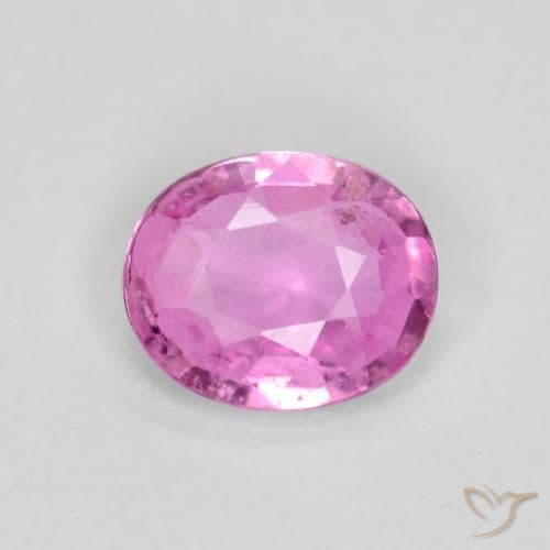 0.33ct Natural Medium Purple Sapphire, Oval Cut, 5x4.1 mm
