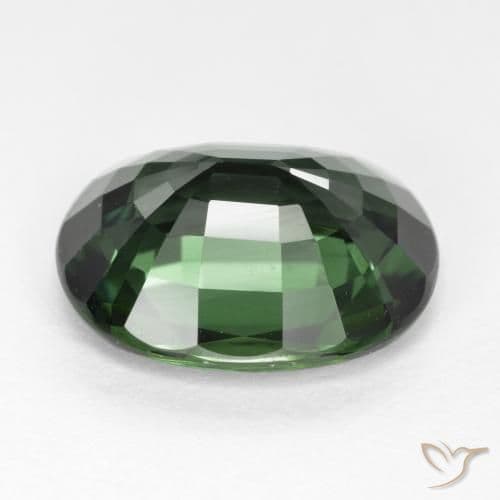 5.05ct Natural Cool Green Sapphire, Oval Cut, 11.8x9.6 mm