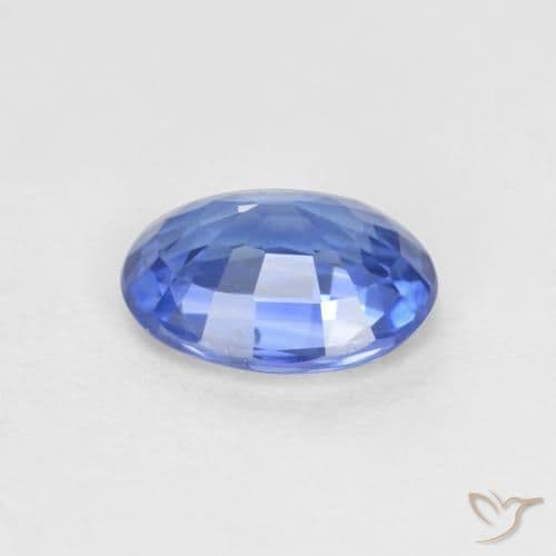 0.62ct Natural Baby Blue Sapphire, Oval Cut, 5.9x4.6 mm