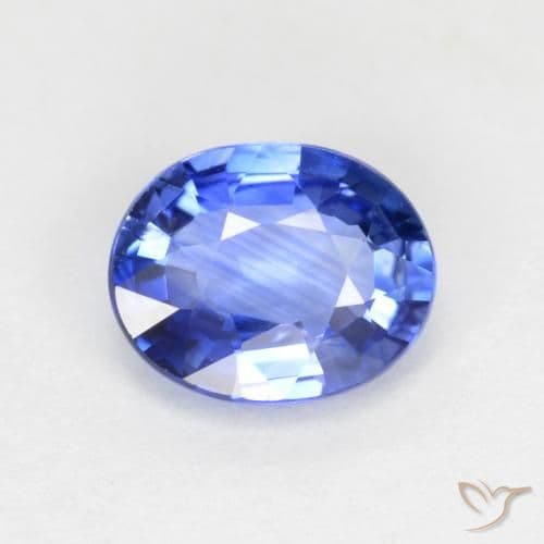 0.67ct Natural Pastel Blue Sapphire, Oval Cut, 6x4.9 mm