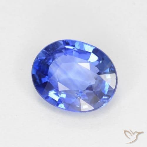 0.67ct Natural Pastel Blue Sapphire, Oval Cut, 6x4.9 mm