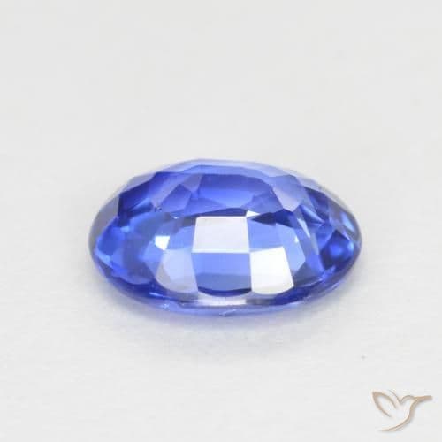 0.67ct Natural Pastel Blue Sapphire, Oval Cut, 6x4.9 mm
