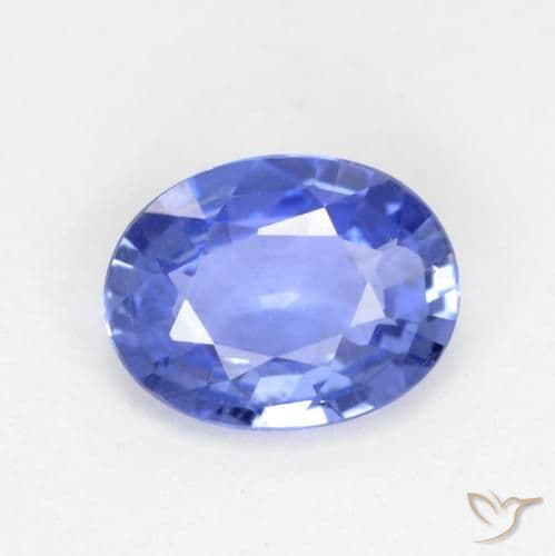 0.48ct Natural Medium Blue Sapphire, Oval Cut, 5.7x4.4 mm