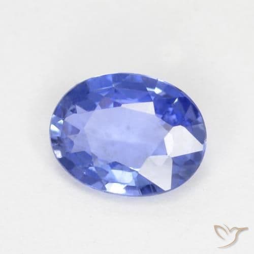 0.48ct Natural Medium Blue Sapphire, Oval Cut, 5.7x4.4 mm