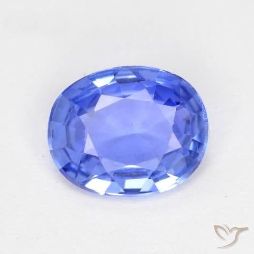 0.50ct Natural Baby Blue Sapphire, Oval Cut, 5.9x4.8 mm