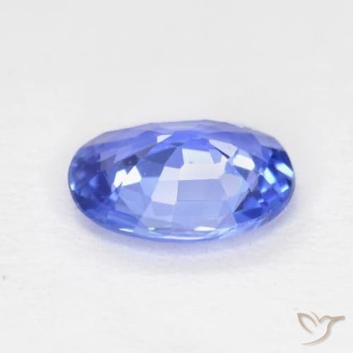 0.50ct Natural Baby Blue Sapphire, Oval Cut, 5.9x4.8 mm