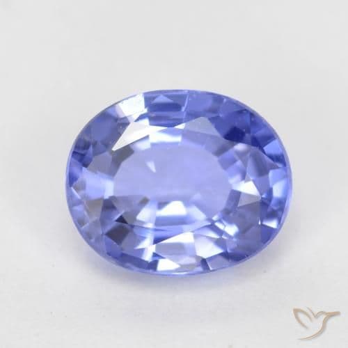 0.77ct Intense Violet Blue Sapphire, Oval Cut, 6x4.9 mm