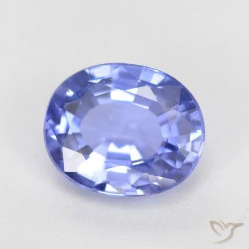 0.77ct Intense Violet Blue Sapphire, Oval Cut, 6x4.9 mm