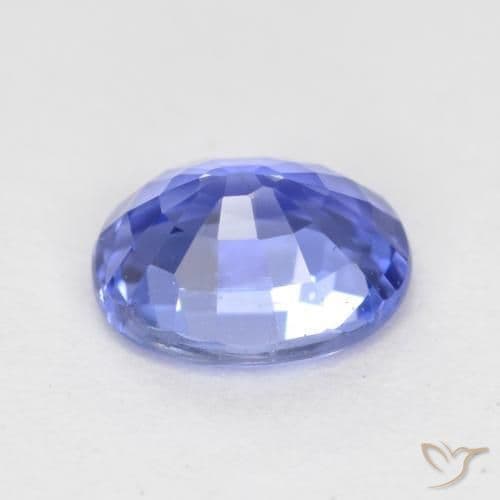 0.77ct Intense Violet Blue Sapphire, Oval Cut, 6x4.9 mm