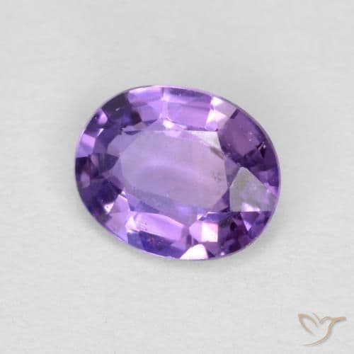 0.40ct Natural Violet Sapphire, Oval Cut, 5.1x4.1 mm