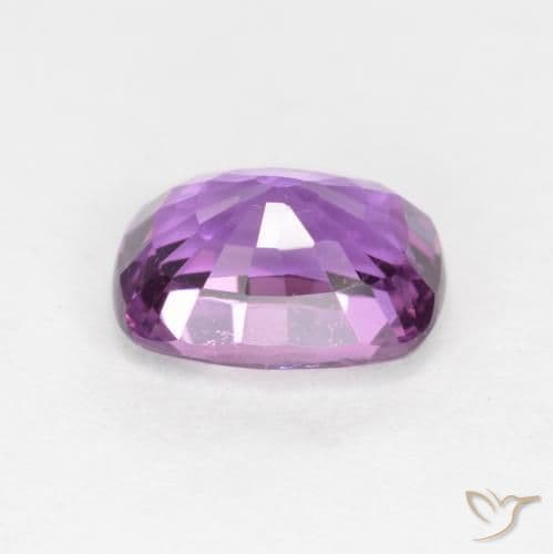 1.34ct Electric Purple Sapphire, Cushion Cut, 7.1x5.3 mm