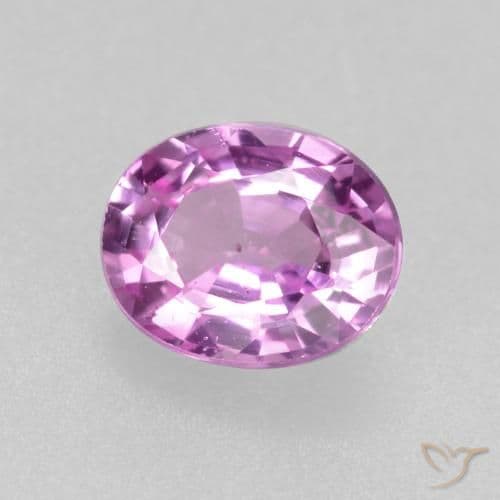 0.45ct Natural Pinkish Purple Sapphire, Oval Cut, 5.1x4.1 mm
