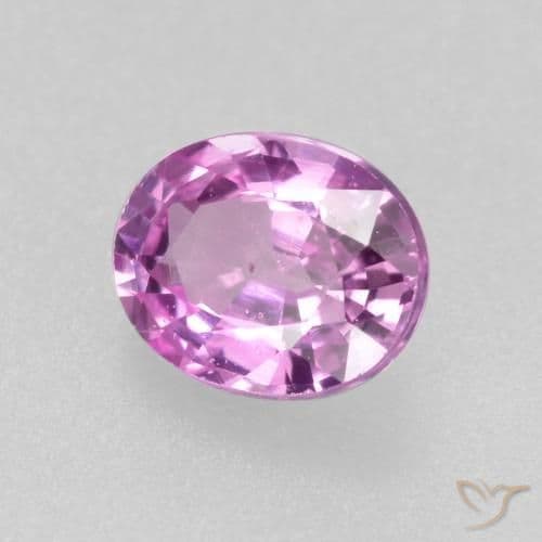 0.45ct Natural Pinkish Purple Sapphire, Oval Cut, 5.1x4.1 mm