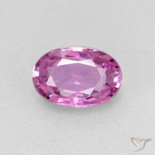 0.47ct Natural Pinkish Purple Sapphire, Oval Cut, 5.7x3.7 mm