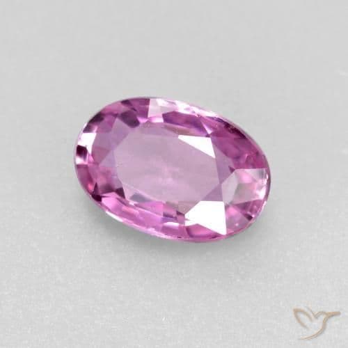 0.50ct Deep Pinkish Purple Sapphire, Oval Cut, 5.7x3.8 mm