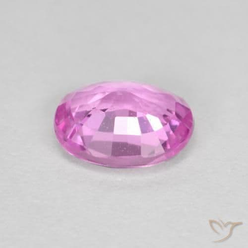 0.63ct Natural Purple-Pink Sapphire, Oval Cut, 5.7x4.9 mm