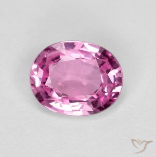 0.39ct Natural Intense Pink Sapphire, Oval Cut, 5x4 mm