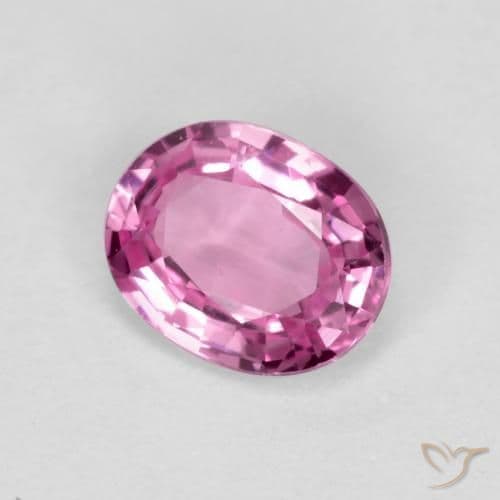 0.39ct Natural Intense Pink Sapphire, Oval Cut, 5x4 mm