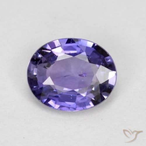 0.47ct Natural Deep Purple Sapphire, Oval Cut, 5.4x4.4 mm