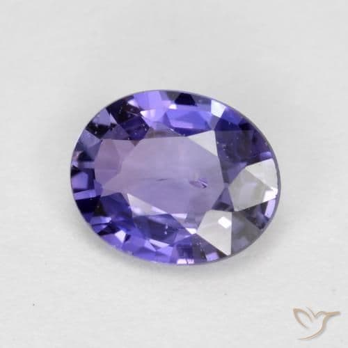 0.47ct Natural Deep Purple Sapphire, Oval Cut, 5.4x4.4 mm