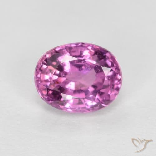 0.48ct Natural Pinkish Purple Sapphire, Oval Cut, 4.9x3.9 mm