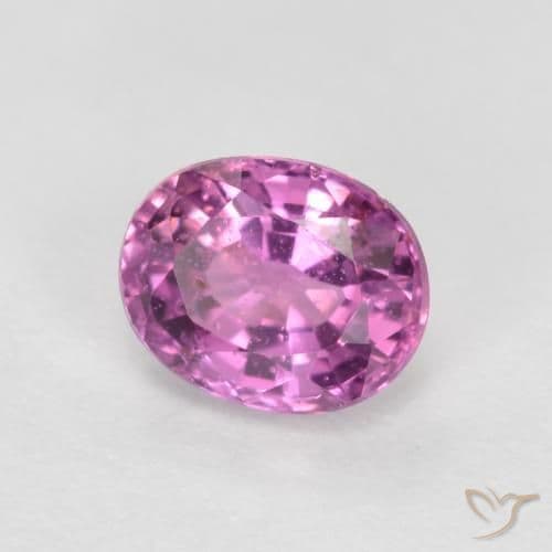0.48ct Natural Pinkish Purple Sapphire, Oval Cut, 4.9x3.9 mm