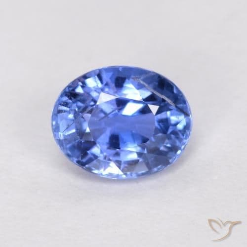 0.52ct Natural Light Blue Sapphire, Oval Cut, 5.2x4.2 mm