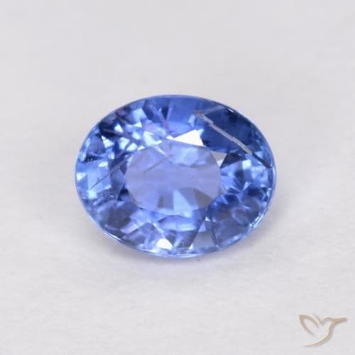 0.52ct Natural Light Blue Sapphire, Oval Cut, 5.2x4.2 mm