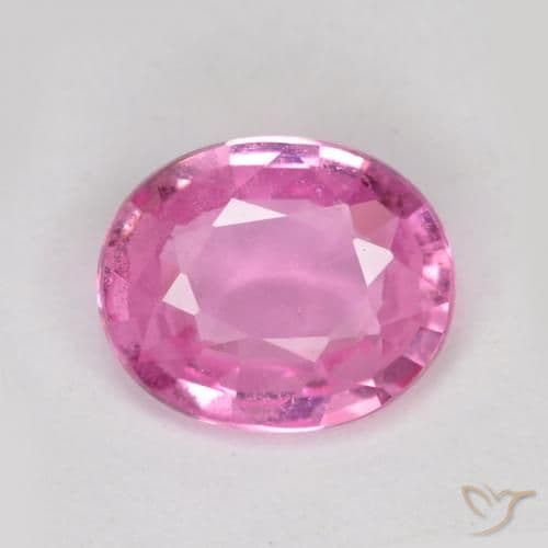 0.70ct Royal Purple Pink Sapphire, Oval Cut, 6.2x5.1 mm
