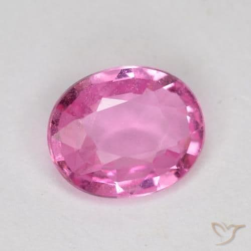 0.70ct Royal Purple Pink Sapphire, Oval Cut, 6.2x5.1 mm