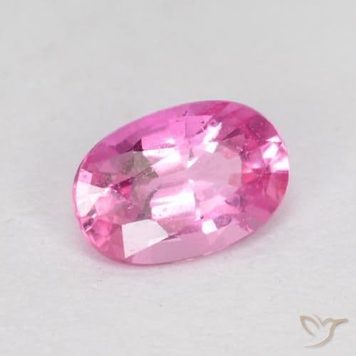 0.63ct Natural Medium Purple Sapphire, Oval Cut, 6.2x4.2 mm