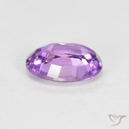 0.70ct Natural Medium Purple Sapphire, Oval Cut, 6.1x4.9 mm