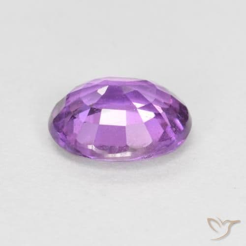 0.72ct Electric Purple Sapphire, Oval Cut, 5.9x4.9 mm