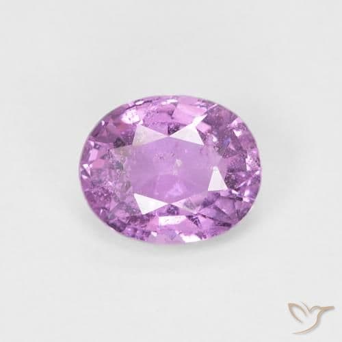 0.74ct Natural Medium Purple Sapphire, Oval Cut, 6x4.9 mm