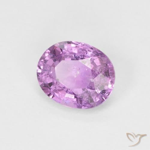 0.74ct Natural Medium Purple Sapphire, Oval Cut, 6x4.9 mm