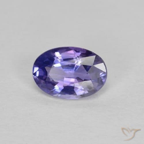 0.49ct Natural Deep Purple Sapphire, Oval Cut, 5.8x4 mm