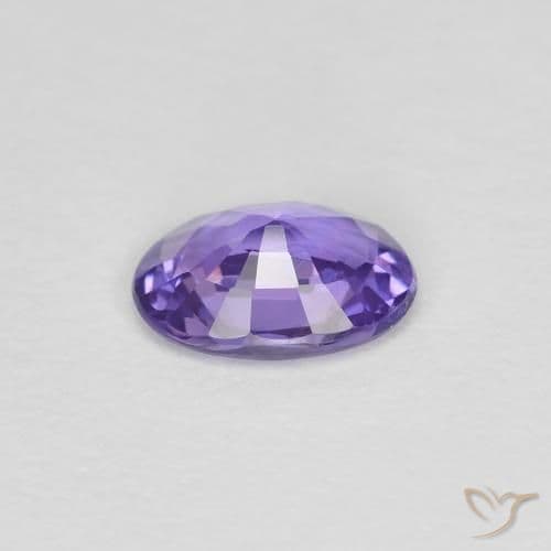 0.42ct Natural Deep Violet Sapphire, Oval Cut, 5.7x4.1 mm