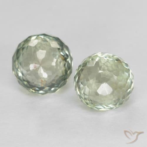 1.09ct Light Forest Green Sapphire, Round Cut, 3.96 mm