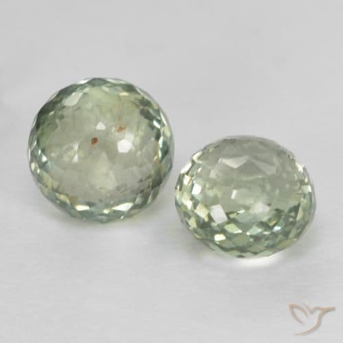 1.15ct Light Forest Green Sapphire, Round Cut, 4.16 mm