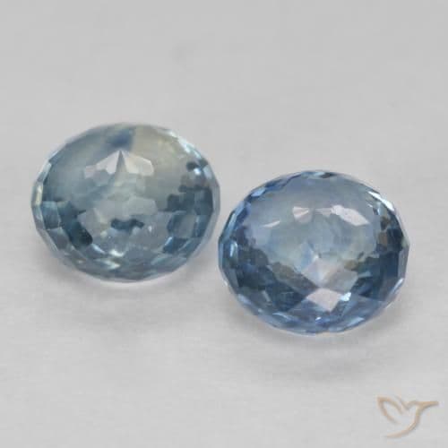 0.86ct Natural Green Blue Sapphire, Round Cut, 3.90 mm