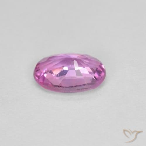 0.55ct Natural Pinkish Purple Sapphire, Oval Cut, 6.1x4.2 mm