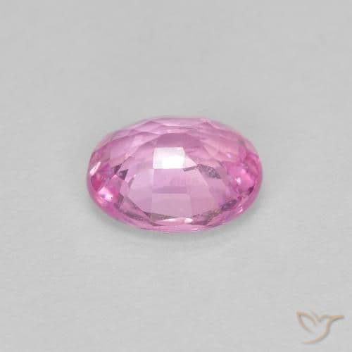 0.44ct Natural Light Pink Sapphire, Oval Cut, 5x4.2 mm