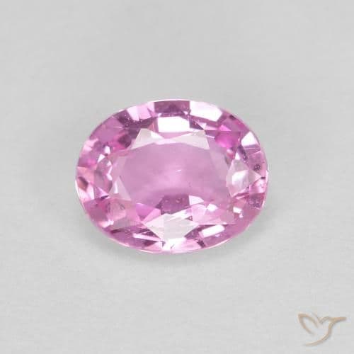 0.43ct Light Royal Purple Pink Sapphire, Oval Cut, 5.1x4 mm